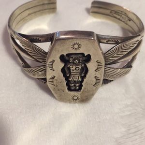 Lester Craig Navajo Kachina Cuff